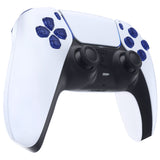 eXtremeRate Replacement Full Set Buttons for PS5 Controller BDM-030/040/050/060 - Crystal Clear Light Blue - JPF1047G3