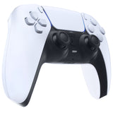 eXtremeRate Replacement D-pad R1 L1 R2 L2 Triggers Share Options Face Buttons, Original White Full Set Buttons Compatible with ps5 Controller BDM-030/040 - Controller NOT Included - JPF3025G3