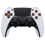 eXtremeRate Replacement D-pad R1 L1 R2 L2 Triggers Share Options Home Face Buttons Compatible with ps5 Edge Controller, Wood Grain Full Set Buttons Compatible with ps5 Edge Controller - JXTEGS001