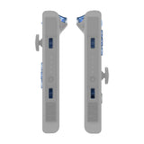eXtremeRate Replacement ABXY Direction Keys SR SL L R ZR ZL Trigger Buttons, Full Set Buttons for NS Switch JoyCon & OLED JoyCon - Crystal Clear Light Blue - AJ240