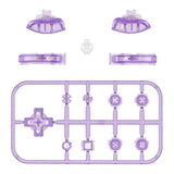 eXtremeRate Clear Atomic Purple Replacement ABXY Home Capture Plus Minus Keys Dpad L R ZL ZR Trigger for NS Switch Lite, Full Set Buttons Repair Kits with Tools for NS Switch Lite - HL408