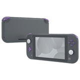 eXtremeRate Clear Atomic Purple Replacement ABXY Home Capture Plus Minus Keys Dpad L R ZL ZR Trigger for NS Switch Lite, Full Set Buttons Repair Kits with Tools for NS Switch Lite - HL408