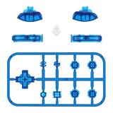 eXtremeRate Clear Blue Replacement ABXY Home Capture Plus Minus Keys Dpad L R ZL ZR Trigger for NS Switch Lite, Full Set Buttons Repair Kits with Tools for NS Switch Lite - HL410