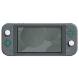 eXtremeRate Emerald Green Replacement ABXY Home Capture Plus Minus Keys Dpad L R ZL ZR Trigger for NS Switch Lite, Full Set Buttons Repair Kits with Tools for NS Switch Lite - HL409