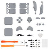 eXtremeRate New Hope Gray Replacement Full Set Buttons for Steam Deck LCD - JESDP013