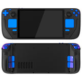 eXtremeRate Replacement Full Set Buttons for Steam Deck OLED Handheld Console - Chameleon Purple Blue - JQCSLP001