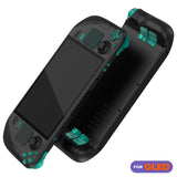 eXtremeRate Replacement Full Set Buttons for Steam Deck OLED Handheld Console - Clear Emerald Green - JQCSLM004