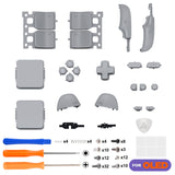 eXtremeRate Replacement Full Set Buttons for Steam Deck OLED Handheld Console - New Hope Gray - JQCSLM009