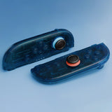 eXtremeRate DIY Replacement Full Set Shell Case with Buttons for Joycon 2 of Nintendo Switch 2 - Deluxe Version - Clear Blue - AWHNTM005