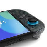eXtremeRate DIY Replacement Full Set Shell Case with Buttons for Joycon 2 of Nintendo Switch 2 - Deluxe Version - Clear Slate Black - AWHNTM002