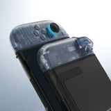 eXtremeRate DIY Replacement Full Set Shell Case with Buttons for Joycon 2 of Nintendo Switch 2 - Deluxe Version - Clear Glacier Blue - AWHNTM003