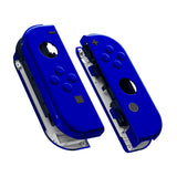 eXtremeRate Chrome Blue Handheld Controller Housing With Full Set Buttons DIY Replacement Shell Case for NS Switch JoyCon & OLED JoyCon - Console Shell NOT Included - CD404