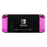 eXtremeRate Chrome Pink Glossy Joycon Handheld Controller Housing with Full Set Buttons, DIY Replacement Shell Case for NS Switch JoyCon & OLED JoyCon - Console Shell NOT Included - CD406