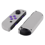 eXtremeRate Classics SNES Style Joycon Handheld Controller Housing with Full Set Buttons, DIY Replacement Shell Case for NS Switch JoyCon & OLED JoyCon - Console Shell NOT Included - CT105