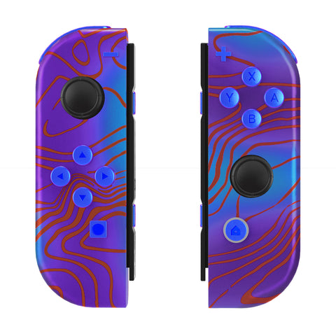 eXtremeRate Damascuscamo Joycon Handheld Controller Housing with Buttons, DIY Replacement Shell Case for NS Switch JoyCon & OLED JoyCon – Joycon and Console NOT Included - CT120