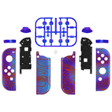 eXtremeRate Damascuscamo Joycon Handheld Controller Housing with Buttons, DIY Replacement Shell Case for NS Switch JoyCon & OLED JoyCon – Joycon and Console NOT Included - CT120