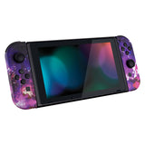 eXtremeRate Soft Touch Grip Surreal Lava Joycon Handheld Controller Housing with Full Set Buttons, DIY Replacement Shell Case for NS Switch JoyCon & OLED JoyCon - Console Shell NOT Included - CT107