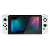 eXtremeRate White Handheld Controller Housing With Full Set Buttons DIY Replacement Shell Case for NS Switch JoyCon & OLED JoyCon - Console Shell NOT Included - CP303