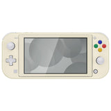 eXtremeRate Replacement Full Set Shell Case with ABXY Button & Screen Protector for Nintendo Switch Lite - Antique Yellow - DLP332