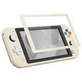 eXtremeRate Replacement Full Set Shell Case with ABXY Button & Screen Protector for Nintendo Switch Lite - Antique Yellow - DLP332