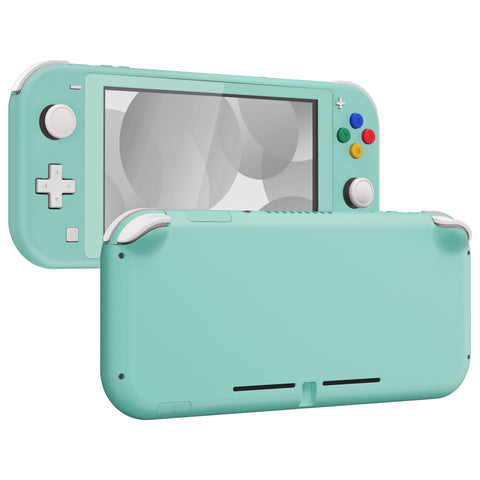 eXtremeRate Replacement Full Set Shell Case with ABXY Button & Screen Protector for Nintendo Switch Lite - Misty Green - DLP334