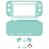 eXtremeRate Replacement Full Set Shell Case with ABXY Button & Screen Protector for Nintendo Switch Lite - Misty Green - DLP334
