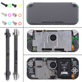 eXtremeRate Glow in Dark - Green DIY Replacement Shell for NS Switch Lite, NSL Handheld Controller Housing with Screen Protector, Custom Case Cover for NS Switch Lite - DLM513