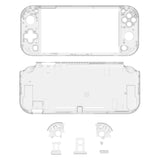 eXtremeRate Glow in Dark - Green DIY Replacement Shell for NS Switch Lite, NSL Handheld Controller Housing with Screen Protector, Custom Case Cover for NS Switch Lite - DLM513