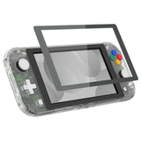 eXtremeRate Glow in Dark - Green DIY Replacement Shell for NS Switch Lite, NSL Handheld Controller Housing with Screen Protector, Custom Case Cover for NS Switch Lite - DLM513