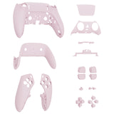 eXtremeRate Cherry Blossoms Pink Full Set Housing Shell with Buttons Touchpad Cover Compatible with ps5 Edge Controller, Custom Replacement Decorative Trim Shell Front Back Plates Compatible with ps5 Edge Controller - QRHEGP009