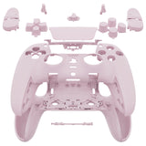 eXtremeRate Cherry Blossoms Pink Full Set Housing Shell with Buttons Touchpad Cover Compatible with ps5 Edge Controller, Custom Replacement Decorative Trim Shell Front Back Plates Compatible with ps5 Edge Controller - QRHEGP009