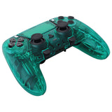 eXtremeRate Emerald Green Full Set Housing Shell with Buttons Touchpad Cover Compatible with ps5 Edge Controller, Custom Replacement Decorative Trim Shell Front Back Plates Compatible with ps5 Edge Controller - QRHEGM005