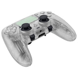 eXtremeRate Glow in Dark - Green Full Set Housing Shell with Buttons Touchpad Cover Compatible with ps5 Edge Controller, Custom Replacement Decorative Trim Shell Front Back Plates Compatible with ps5 Edge Controller - QRHEGM007