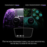 eXtremeRate Green Weeds Full Set Housing Shell with Buttons Touchpad Cover Compatible with ps5 Edge Controller, Custom Replacement Decorative Trim Shell Front Back Plates Compatible with ps5 Edge Controller - QRHEGT008