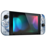 eXtremeRate Crystal Dragon Back Plate for Nintendo Switch Console, NS Joycon Handheld Controller Housing with Buttons, DIY Replacement Shell for Nintendo Switch - QT126