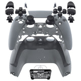 eXtremeRate Replacement Full Set Shells with Button Kit for PS5 Controller BDM-030/040/050 - New Hope Gray - QPFP3003G3