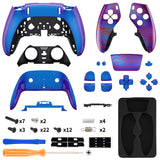 eXtremeRate Damascuscamo Full Set Housing Shell with Buttons Touchpad Cover Compatible with ps5 Edge Controller, Custom Replacement Decorative Trim Shell Front Back Plates Compatible with ps5 Edge Controller - QRHEGT011