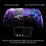 eXtremeRate Damascuscamo Full Set Housing Shell with Buttons Touchpad Cover Compatible with ps5 Edge Controller, Custom Replacement Decorative Trim Shell Front Back Plates Compatible with ps5 Edge Controller - QRHEGT011