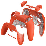 eXtremeRate Custom Replacement Full Set Shells with Buttons for PS5 Edge Controller - Orange - QRHEGP012