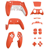 eXtremeRate Custom Replacement Full Set Shells with Buttons for PS5 Edge Controller - Orange - QRHEGP012