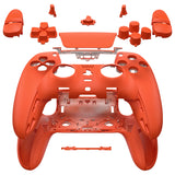 eXtremeRate Custom Replacement Full Set Shells with Buttons for PS5 Edge Controller - Orange - QRHEGP012