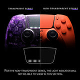 eXtremeRate Custom Replacement Full Set Shells with Buttons for PS5 Edge Controller - Orange - QRHEGP012
