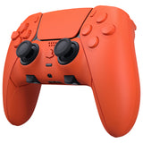 eXtremeRate Custom Replacement Full Set Shells with Buttons for PS5 Edge Controller - Orange - QRHEGP012