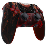 eXtremeRate Spider Armor Full Set Housing Shell with Buttons Touchpad Cover Compatible with ps5 Edge Controller, Custom Replacement Decorative Trim Shell Front Back Plates Compatible with ps5 Edge Controller - QRHEGT007