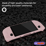 eXtremeRate Replacement Full Set Housing Shell with Buttons for Steam Deck OLED Handheld Console - Cherry Blossoms Pink - LQXSLM010