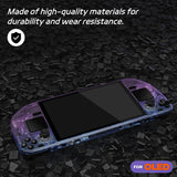 eXtremeRate Replacement Full Set Housing Shell with Buttons for Steam Deck OLED Handheld Console - Gradient Translucent Bluebell - LQXSLP001