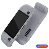 eXtremeRate Replacement Full Set Housing Shell with Buttons for Steam Deck OLED Handheld Console - New Hope Gray - LQXSLM009