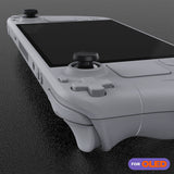 eXtremeRate Replacement Full Set Housing Shell with Buttons for Steam Deck OLED Handheld Console - New Hope Gray - LQXSLM009