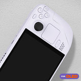 eXtremeRate Replacement Full Set Housing Shell with Buttons for Steam Deck OLED Handheld Console - White - LQXSLM005