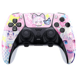 eXtremeRate MeWoow Left Right Front Housing Shell with Touchpad Compatible with ps5 Edge Controller, DIY Replacement Faceplate Shell Custom Touch Pad Cover Compatible with ps5 Edge Controller - MLREGT016